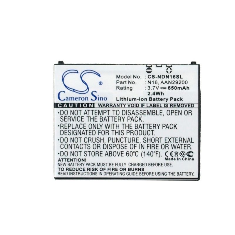 Li-ion Battery fits Ntt docomo, n-02a, n-04a, n-07a 3.7V, 650mAh Communications Cameron Sino Technology Limited (Suspended)