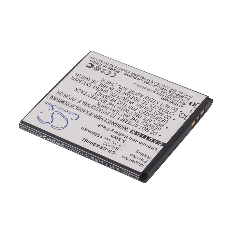 Li-ion Battery fits Ntt docomo, so-04d, sony ericsson, c1904 3.7V, 1500mAh Communications Cameron Sino Technology Limited
