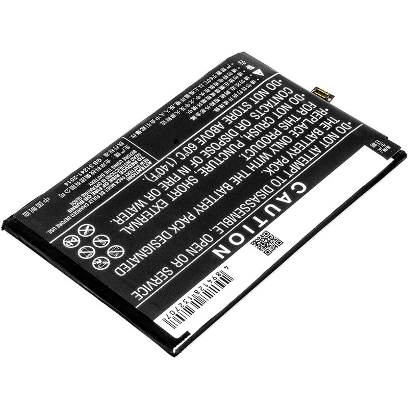 Li-Polymer Battery fits Nubia, n1, nx541j, zte 3.85V, 4900mAh Mobile & SmartPhone Cameron Sino Technology Limited