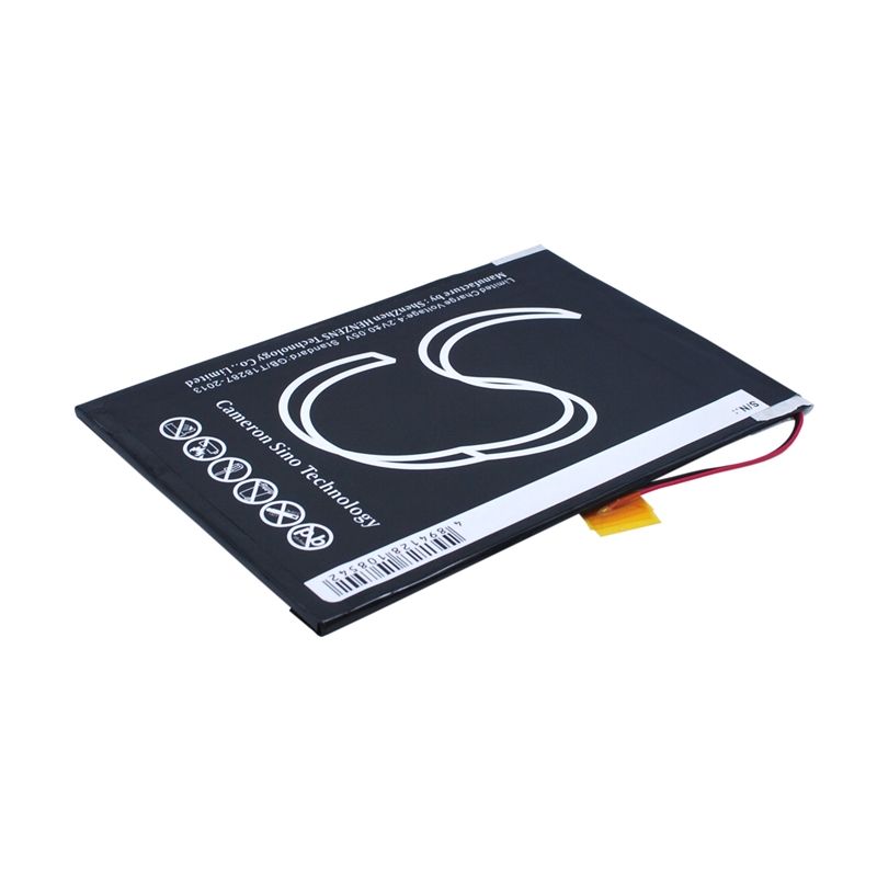 Li-Polymer Battery fits Nuvision, nuvision 10.1", tm1088c 3.7V, 3750mAh Tablet Cameron Sino Technology Limited