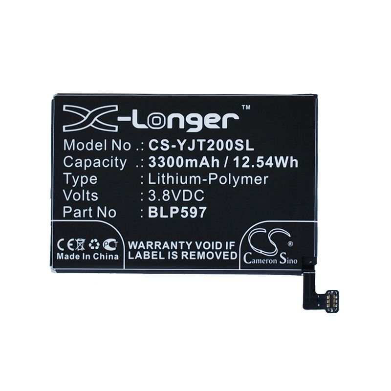Li-polymer Battery Fits Oneplus,2, 2 Global Dual Sim, 2 Global Dual Sim Td-lte 3.8v, 3300mah Mobile & SmartPhone Cameron Sino Technology Limited