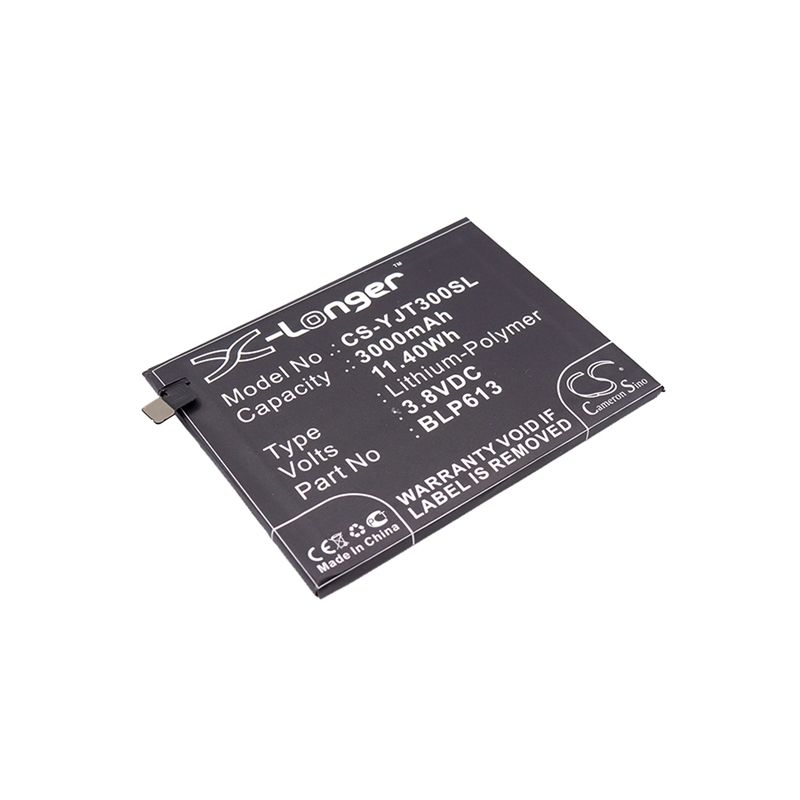 Li-polymer Battery Fits Oneplus,3, 3 Dual Sim, A3000 3.8v, 3000mah Mobile & SmartPhone Cameron Sino Technology Limited