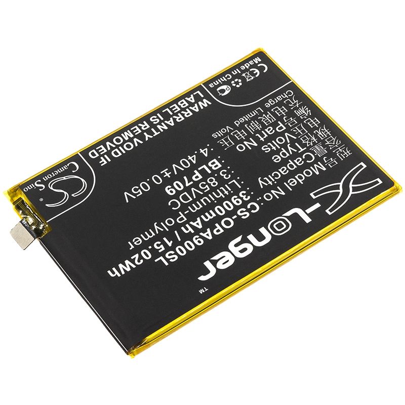 Li-Polymer Battery fits Oppo,1911, a9, a9x 3.85V, 3900mAh Mobile & SmartPhone Cameron Sino Technology Limited
