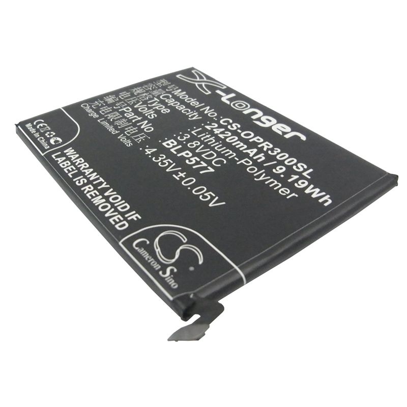 Li-Polymer Battery fits Oppo, a51, a51k, mirror 5 3.8V, 2420mAh Communications Cameron Sino Technology Limited (Suspended)