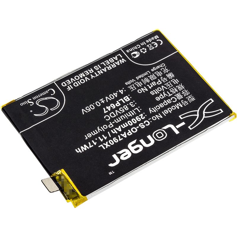Li-Polymer Battery fits Oppo, a79, a79k, a79kt 3.85V, 2900mAh Mobile & SmartPhone Cameron Sino Technology Limited
