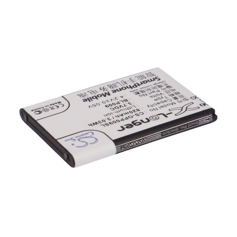 Li-ion Battery fits Oppo, a90 3.7V, 820mAh Communications Cameron Sino Technology Limited (Suspended)