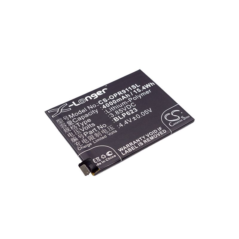 Li-Polymer Battery fits Oppo, cph1611, cph1613, f3 plus 3.85V, 4000mAh Mobile & SmartPhone Cameron Sino Technology Limited