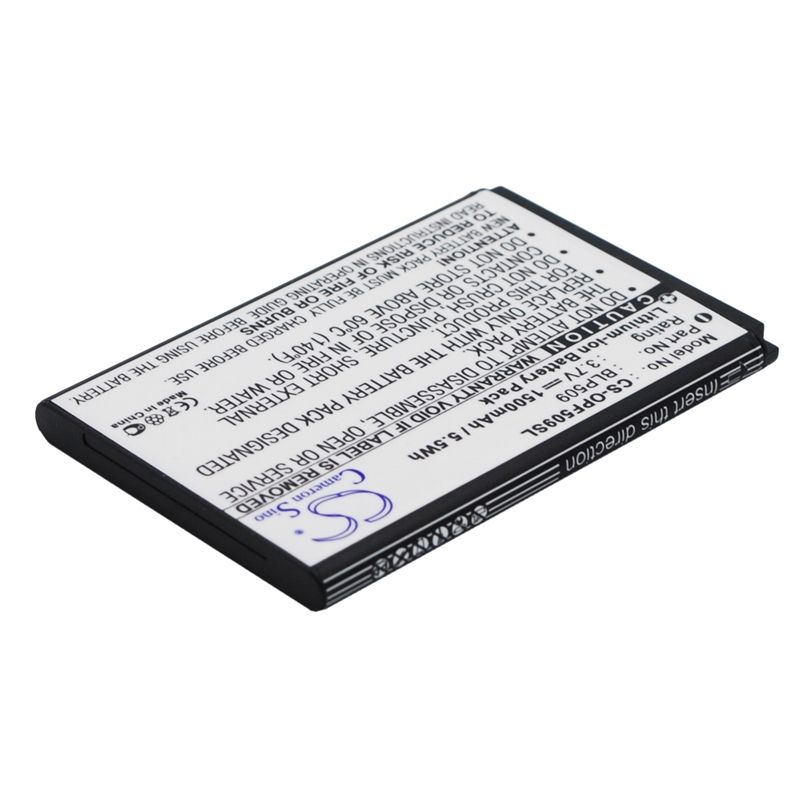 Li-ion Battery fits Oppo, f29 3.7V, 1500mAh Mobile & SmartPhone Cameron Sino Technology Limited