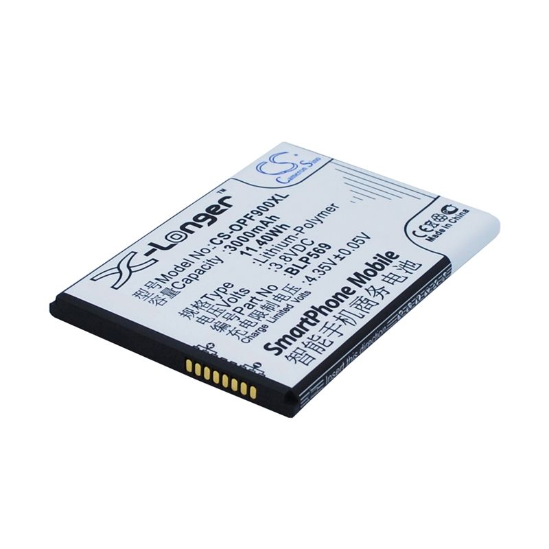 Li-polymer Battery Fits Oppo, Find 7, Find 7 Lite, Find 7a 3.8v, 3000mah Mobile & SmartPhone Cameron Sino Technology Limited