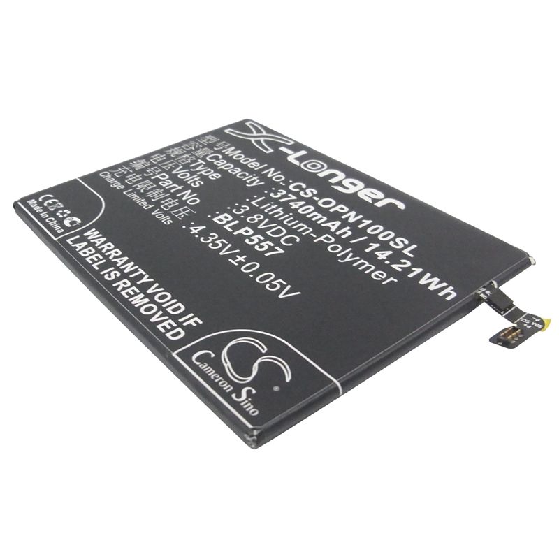 Li-Polymer Battery fits Oppo, n1, n1t, n1w 3.8V, 3740mAh Mobile & SmartPhone Cameron Sino Technology Limited
