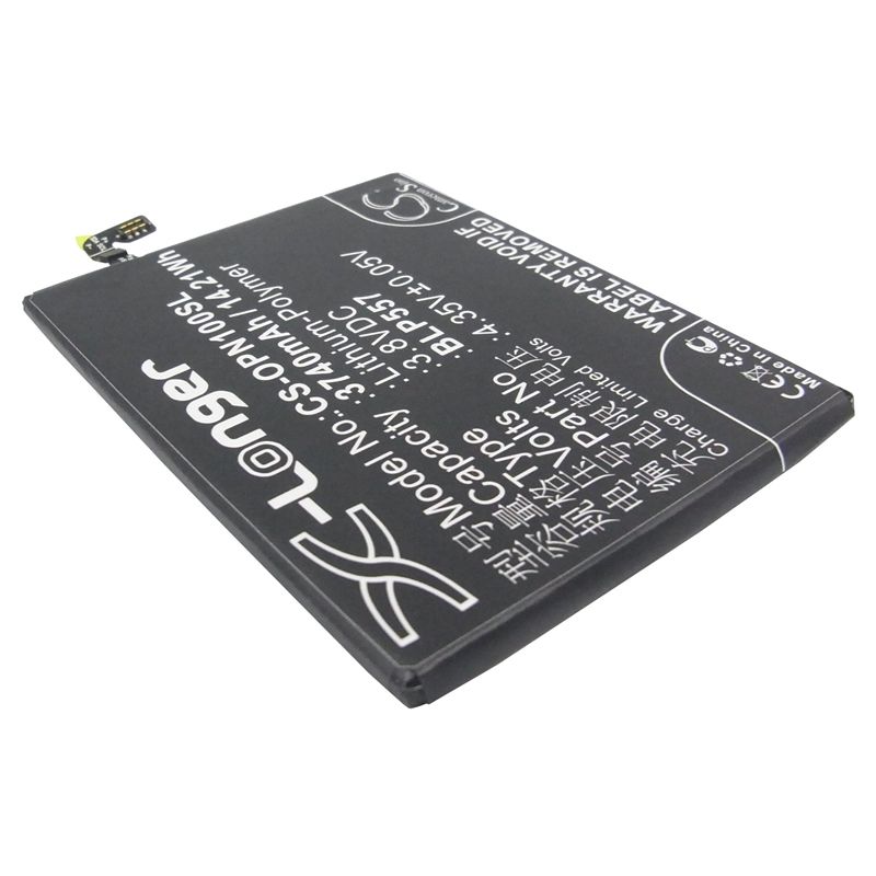Li-Polymer Battery fits Oppo, n1, n1t, n1w 3.8V, 3740mAh Mobile & SmartPhone Cameron Sino Technology Limited