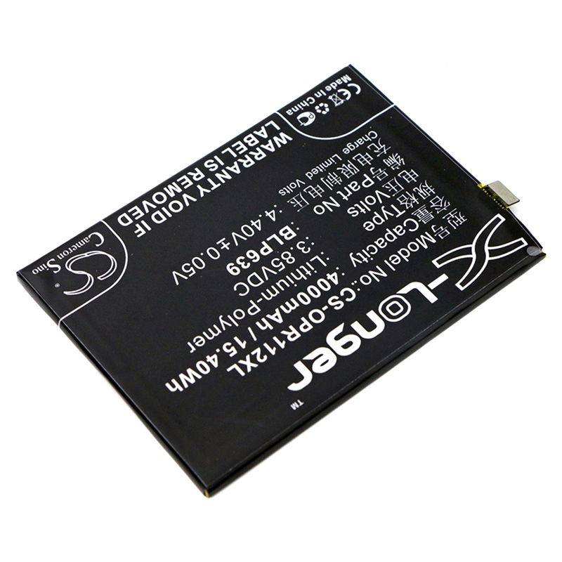 Li-Polymer Battery fits Oppo, r11 plus, r11 plus dual sim, r11 plus dual sim td-lte 3.85V, 4000mAh Communications Cameron Sino Technology Limited (Suspended)