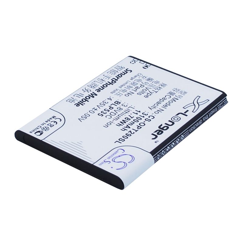 Li-ion Battery fits Oppo, t29 3.8V, 3100mAh Mobile & SmartPhone Cameron Sino Technology Limited