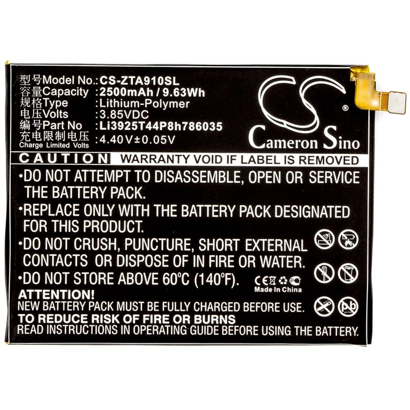 Li-Polymer Battery fits Orange, neva 80, neva 80 lte, tt175s 3.85V, 2500mAh Mobile & SmartPhone Cameron Sino Technology Limited