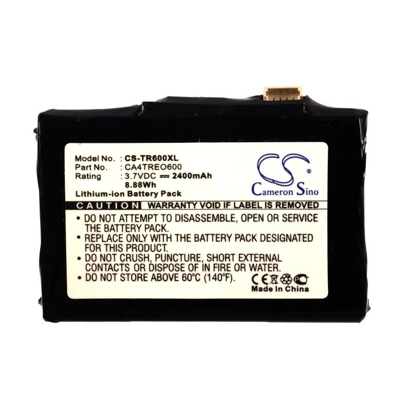Li-ion Battery fits Palm, treo 600, treo 610 3.7V, 2400mAh Mobile & SmartPhone Cameron Sino Technology Limited