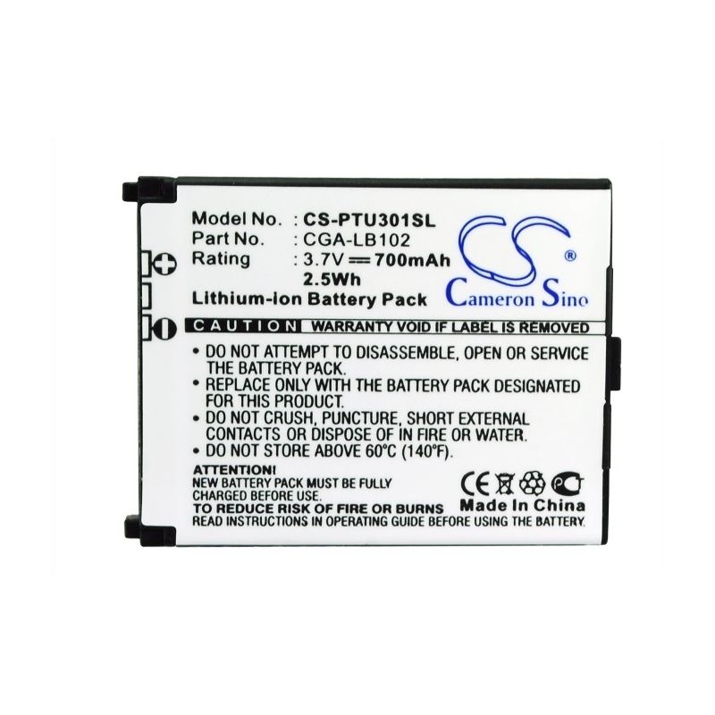 Li-ion Battery fits Panasonic, kx-tu301, kx-tu301 gme, kx-tu311 3.7V, 700mAh Mobile & SmartPhone Cameron Sino Technology Limited