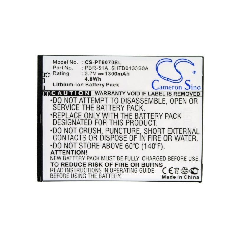 Li-ion Battery fits Pantech, burst, p9070 3.7V, 1300mAh Mobile & SmartPhone Cameron Sino Technology Limited