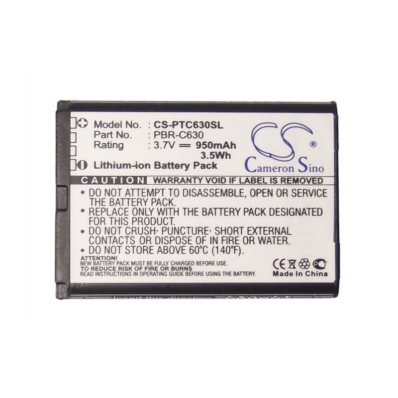 Li-ion Battery fits Pantech, c630 3.7V, 950mAh Communications Cameron Sino Technology Limited (Suspended)
