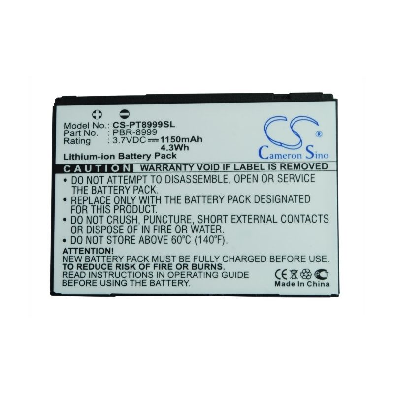 Li-ion Battery fits Pantech, cdm-8999, cdm-8999 crux, verizon 3.7V, 1150mAh Communications Cameron Sino Technology Limited (Suspended)