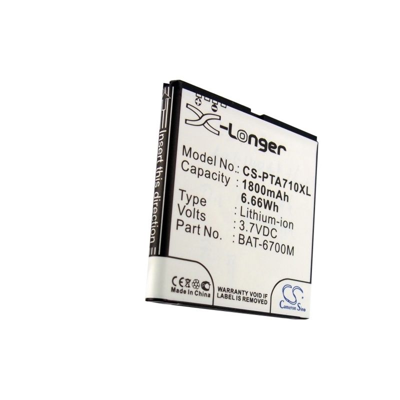 Li-ion Battery fits Pantech, im-a710, im-a710k, im-a730 3.7V, 1800mAh Mobile & SmartPhone Cameron Sino Technology Limited