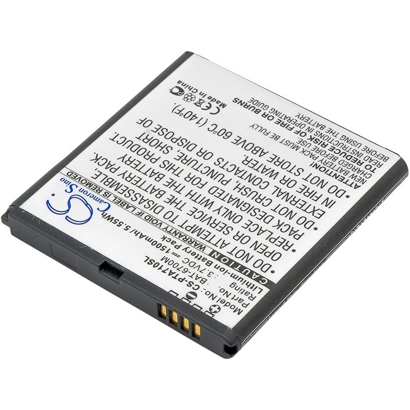 Li-ion Battery fits Pantech, im-a710, im-a710k, im-a730 3.7V, 1500mAh Communications Cameron Sino Technology Limited (Suspended)