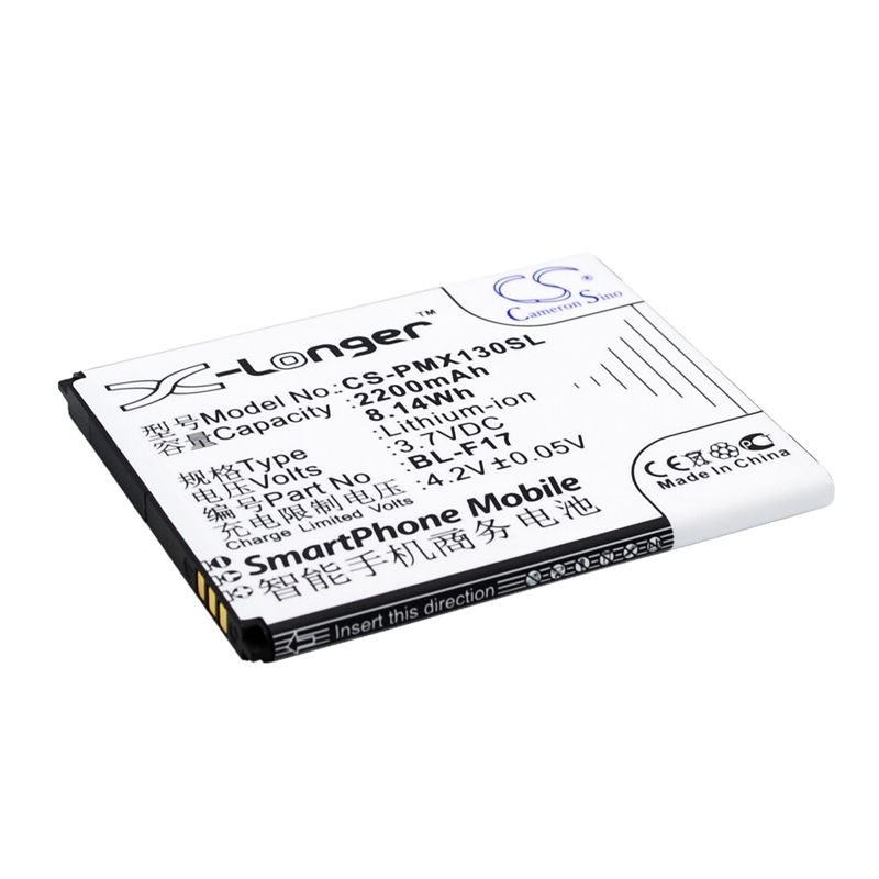 Li-ion Battery fits Phicomm, 2s, x130, x130v 3.7V, 2200mAh Mobile & SmartPhone Cameron Sino Technology Limited
