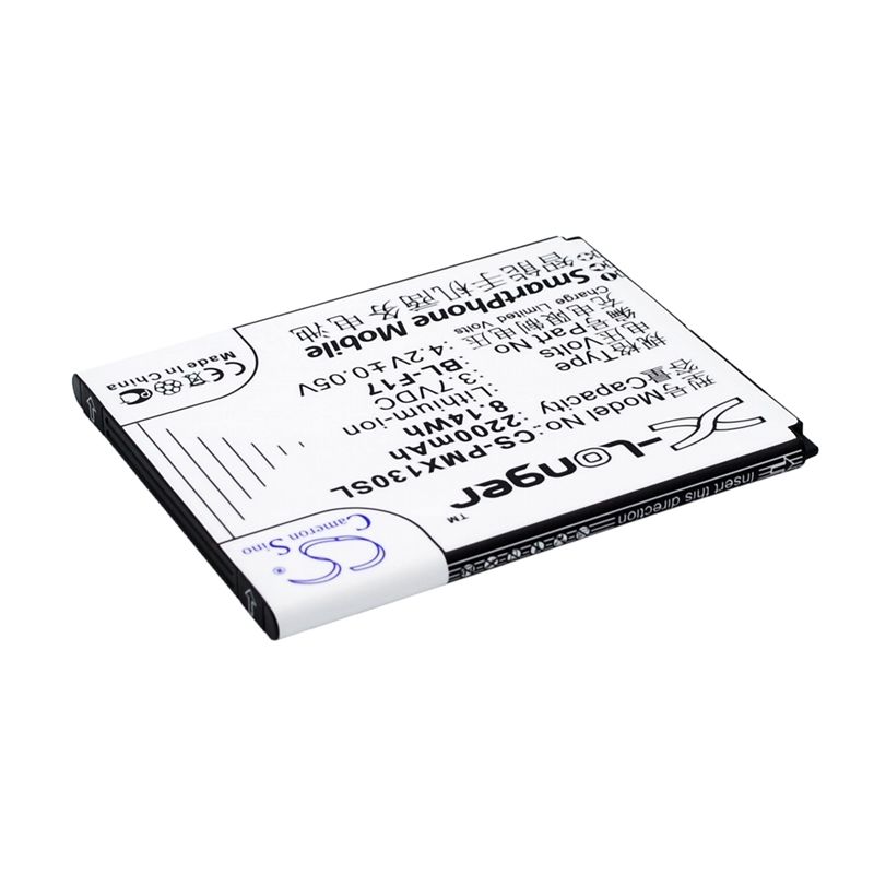 Li-ion Battery fits Phicomm, 2s, x130, x130v 3.7V, 2200mAh Mobile & SmartPhone Cameron Sino Technology Limited