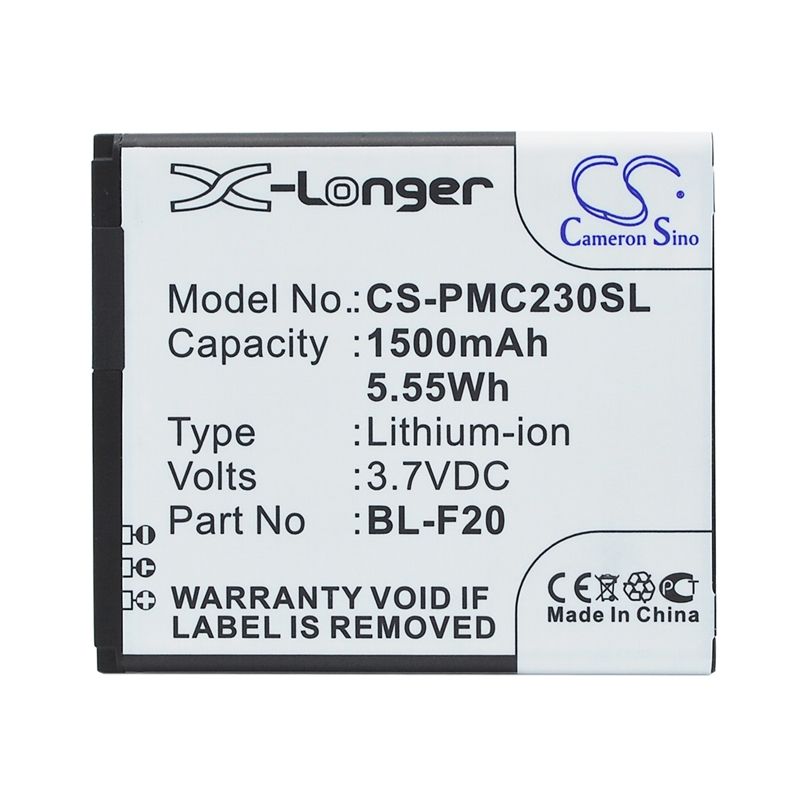 Li-ion Battery fits Phicomm, c230, c230v, c230w 3.7V, 1500mAh Communications Cameron Sino Technology Limited