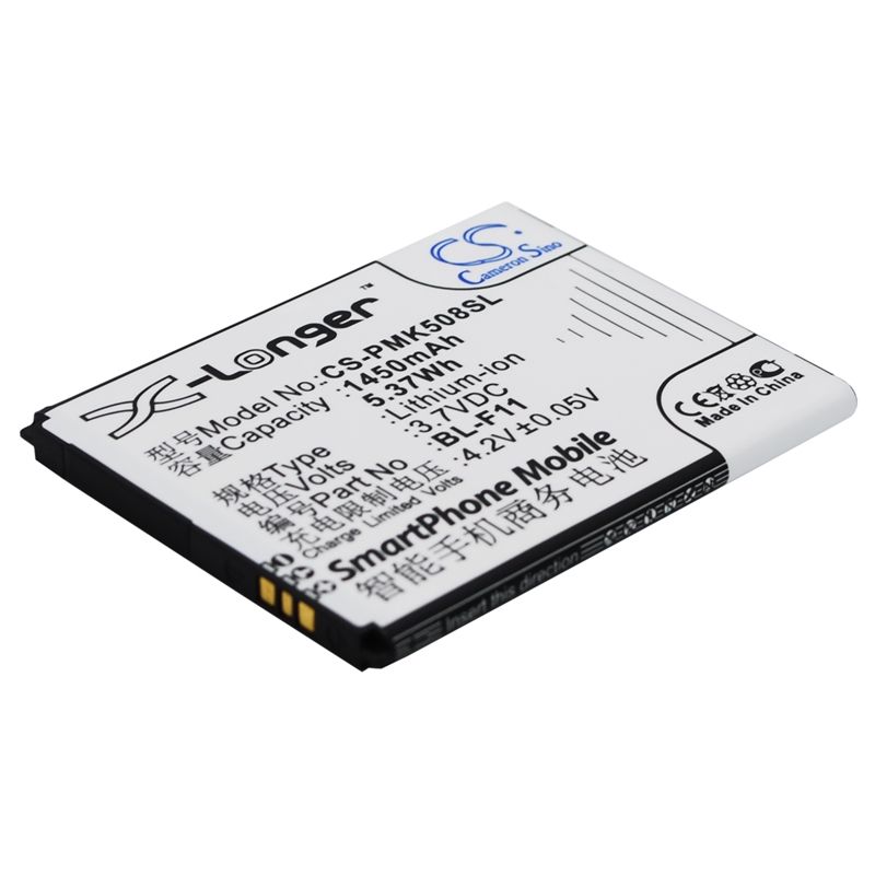 Li-ion Battery fits Phicomm, f11, i508 3.7V, 1450mAh Communications Cameron Sino Technology Limited (Suspended)