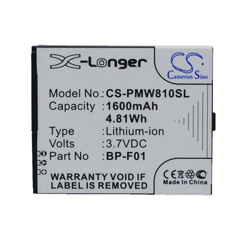 Li-ion Battery fits Phicomm, fws610, fws810 3.7V, 1300mAh Mobile & SmartPhone Cameron Sino Technology Limited