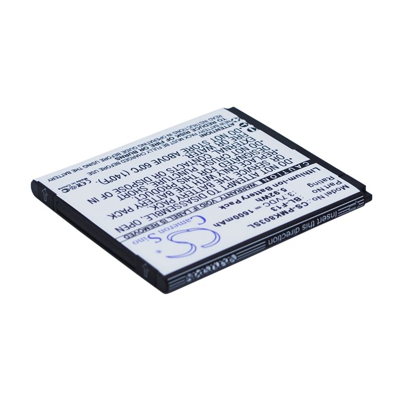 Li-ion Battery fits Phicomm, i803 3.7V, 1600mAh Communications Cameron Sino Technology Limited (Suspended)