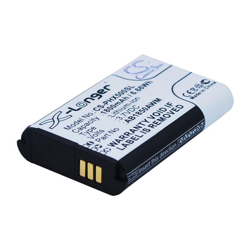 Li-ion Battery fits Philips, ab1720awm, ab1790awm, xenium 9@9k 3.7V, 1800mAh Mobile & SmartPhone Cameron Sino Technology Limited