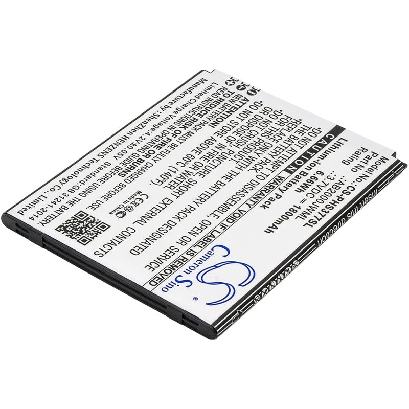 Li-ion Battery fits Philips, cts337, xenium s337 3.7V, 1800mAh Mobile & SmartPhone Cameron Sino Technology Limited