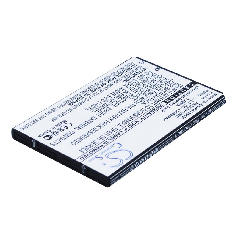 Li-ion Battery fits Philips, ctw3568, w3568, xenium t3566 3.7V, 2000mAh Mobile & SmartPhone Cameron Sino Technology Limited