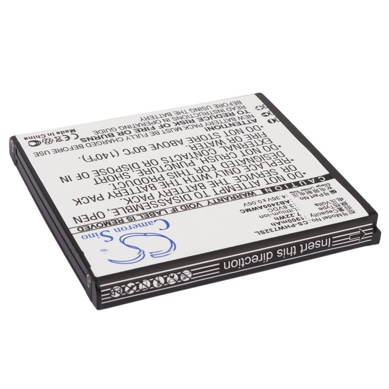 Li-ion Battery fits Philips, d833, w6500, w732 3.8V, 1900mAh Mobile & SmartPhone Cameron Sino Technology Limited
