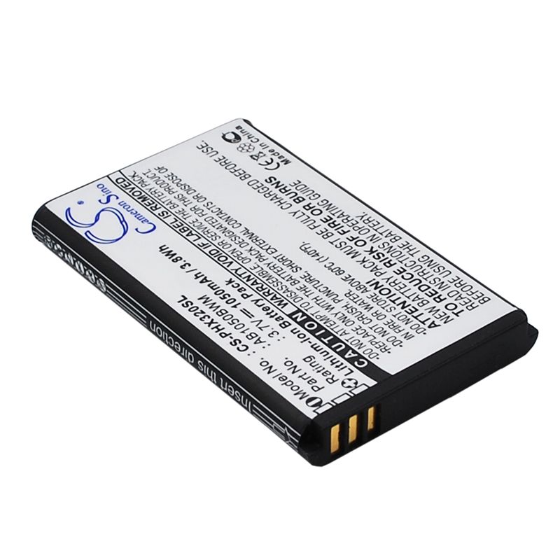 Li-ion Battery fits Philips, xenium 312, xenium 320, xenium x186 3.7V, 1050mAh Communications Cameron Sino Technology Limited
