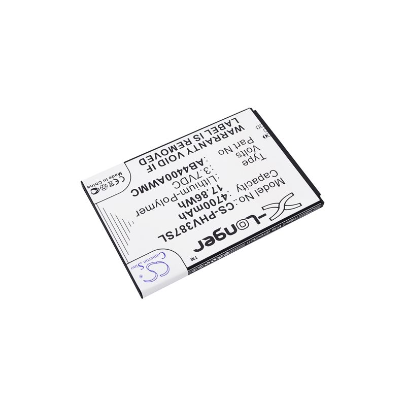 Li-Polymer Battery fits Philips, xenium v387 3.7V, 4700mAh Mobile & SmartPhone Cameron Sino Technology Limited