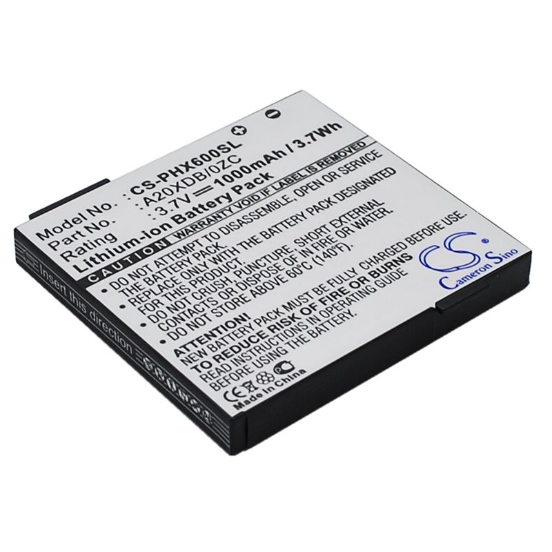 Li-ion Battery fits Philips, xenium x600 3.7V, 1000mAh Mobile & SmartPhone Cameron Sino Technology Limited