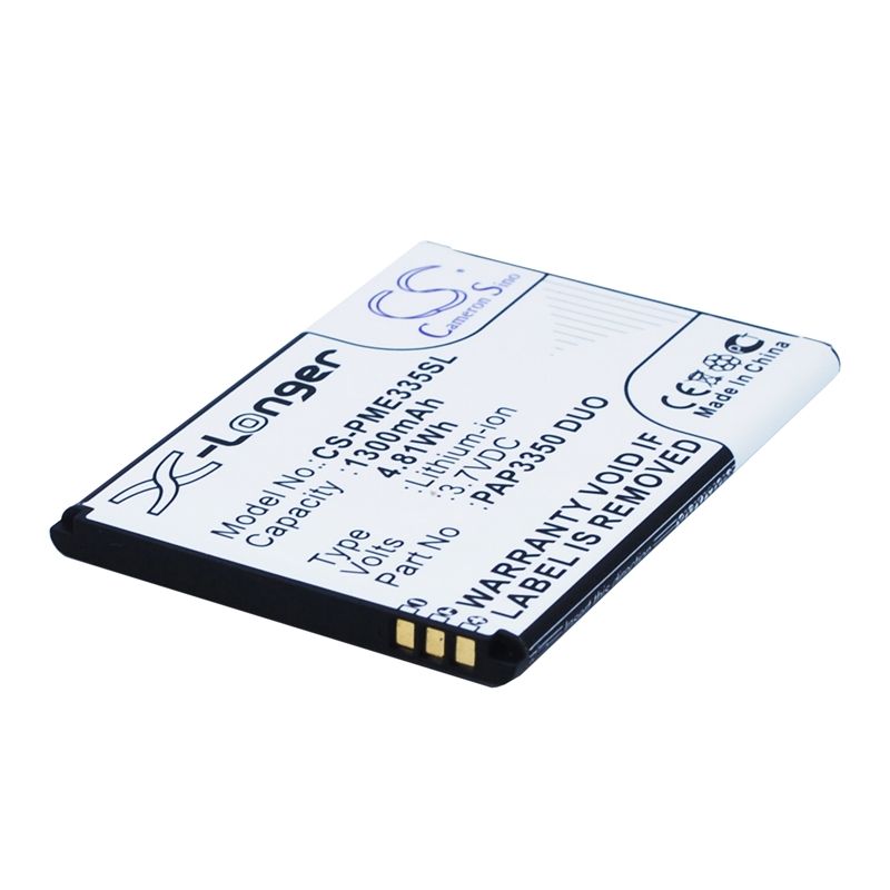 Li-ion Battery fits Prestigio, multiphone 3350 duo 3.7V, 1300mAh Mobile & SmartPhone Cameron Sino Technology Limited