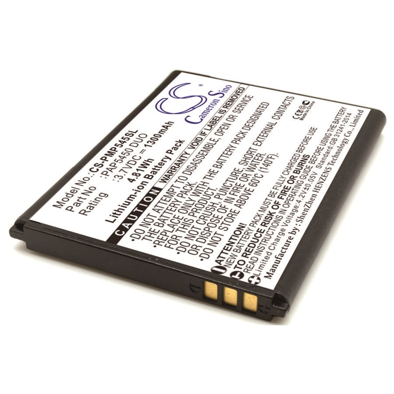Li-ion Battery fits Prestigio, pap5450 duo, psp5457 duo 3.7V, 1300mAh Mobile & SmartPhone Cameron Sino Technology Limited
