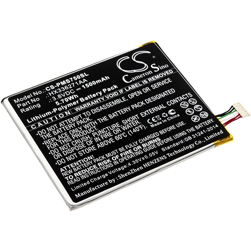 Li-Polymer Battery fits Prestigio, psp7505 duo, psp7505duo 3.8V, 1500mAh Mobile & SmartPhone Cameron Sino Technology Limited