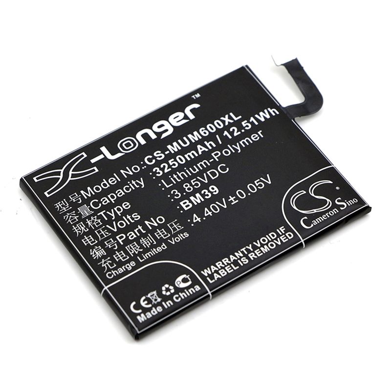 Li-Polymer Battery fits Redmi,6, 6 dual sim td-lte, xiaomi 3.85V, 3250mAh Mobile & SmartPhone Cameron Sino Technology Limited
