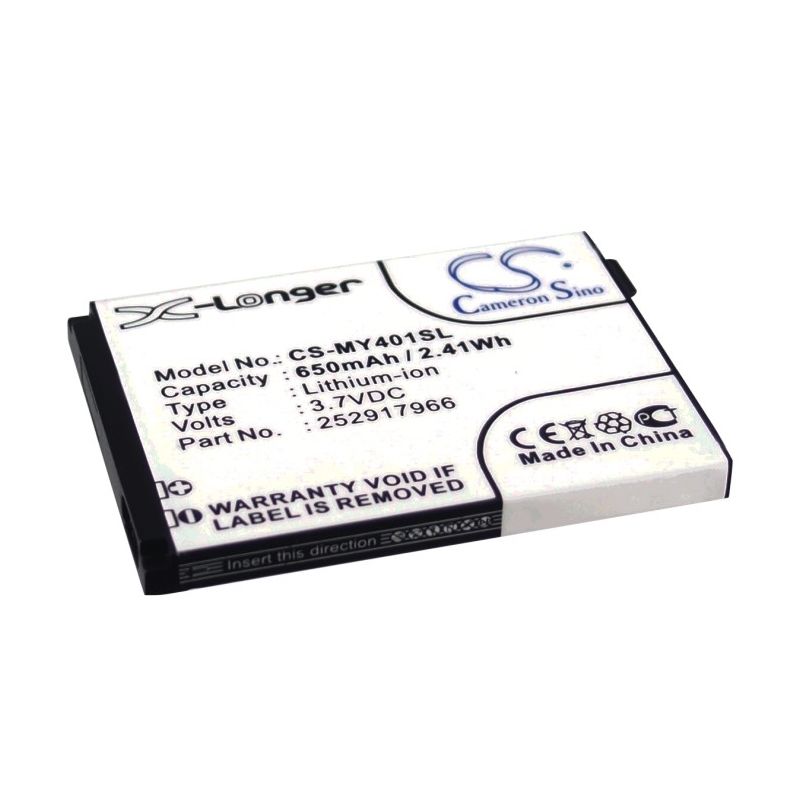 Li-ion Battery fits Sagem, my401c, my-401c, my401l 3.7V, 650mAh Mobile & SmartPhone Cameron Sino Technology Limited