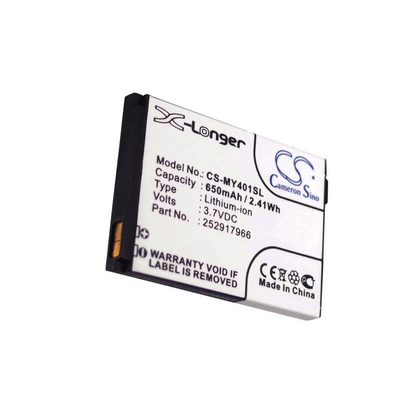 Li-ion Battery fits Sagem, my401c, my-401c, my401l 3.7V, 650mAh Mobile & SmartPhone Cameron Sino Technology Limited