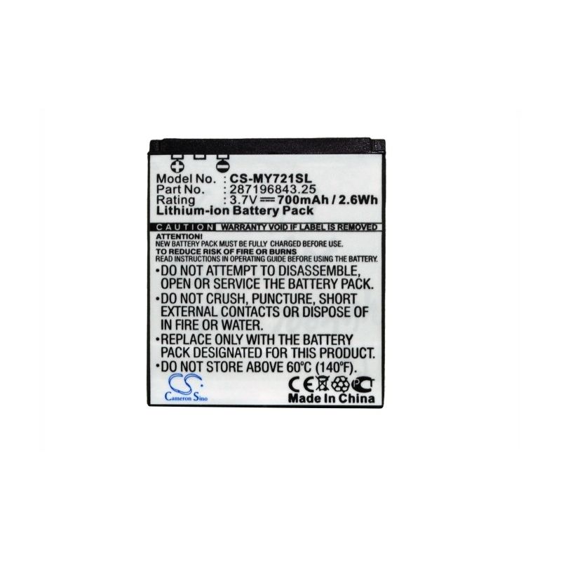 Li-ion Battery fits Sagem, my721x, my721z 3.7V, 700mAh Mobile & SmartPhone Cameron Sino Technology Limited