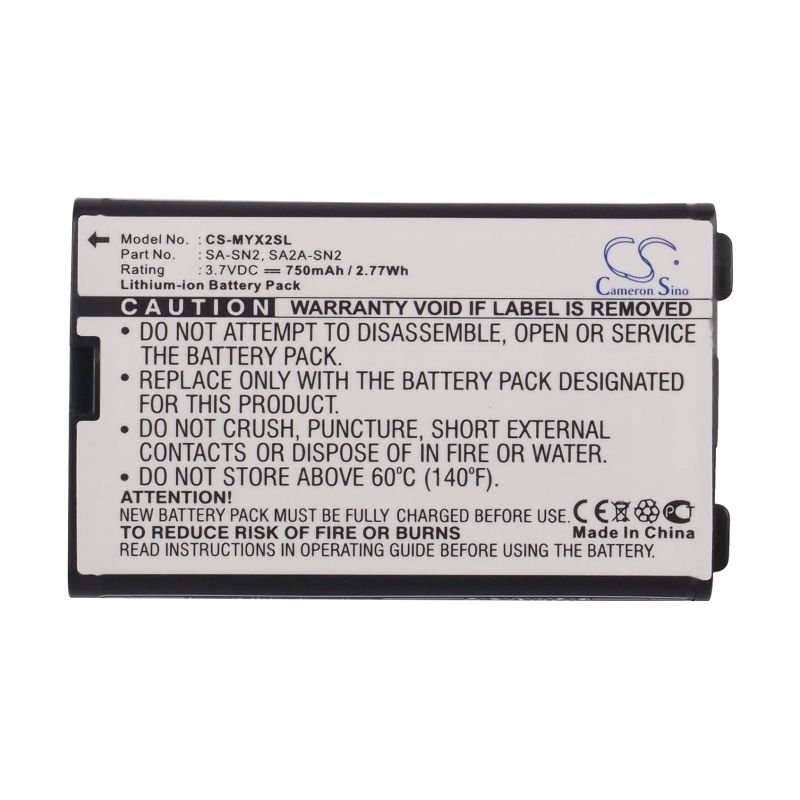 Li-ion Battery fits Sagem, myx2, myx-2, myx3-2 3.7V, 750mAh Communications Cameron Sino Technology Limited (Suspended)
