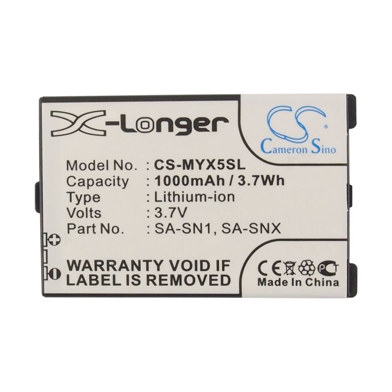 Li-ion Battery fits Sagem, myx3, my-x3, myx3d 3.7V, 1000mAh Mobile & SmartPhone Cameron Sino Technology Limited