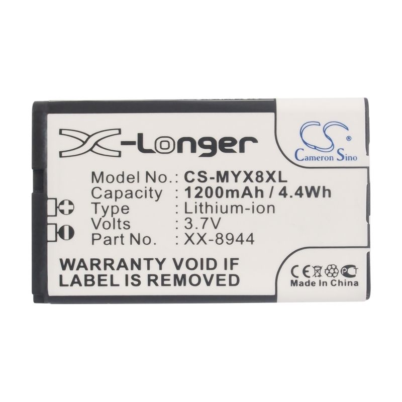 Li-ion Battery fits Sagem, myx8, myx-8 3.7V, 1200mAh Communications Cameron Sino Technology Limited (Suspended)