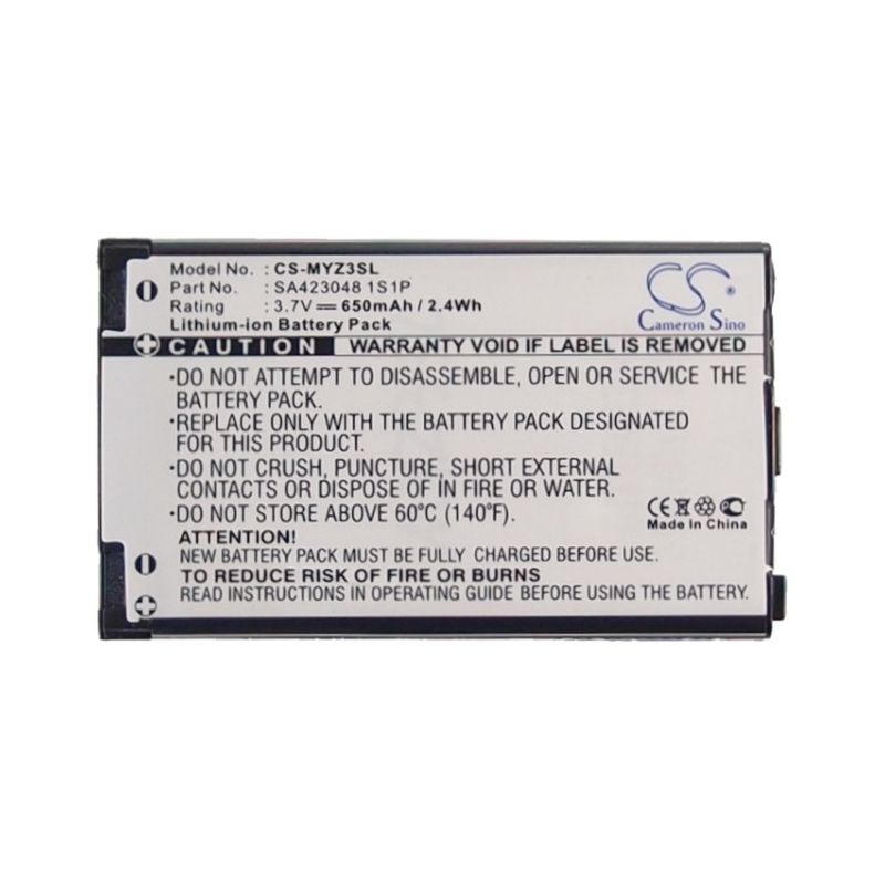 Li-ion Battery fits Sagem, myz3, my-z3, myz-3 3.7V, 650mAh Mobile & SmartPhone Cameron Sino Technology Limited