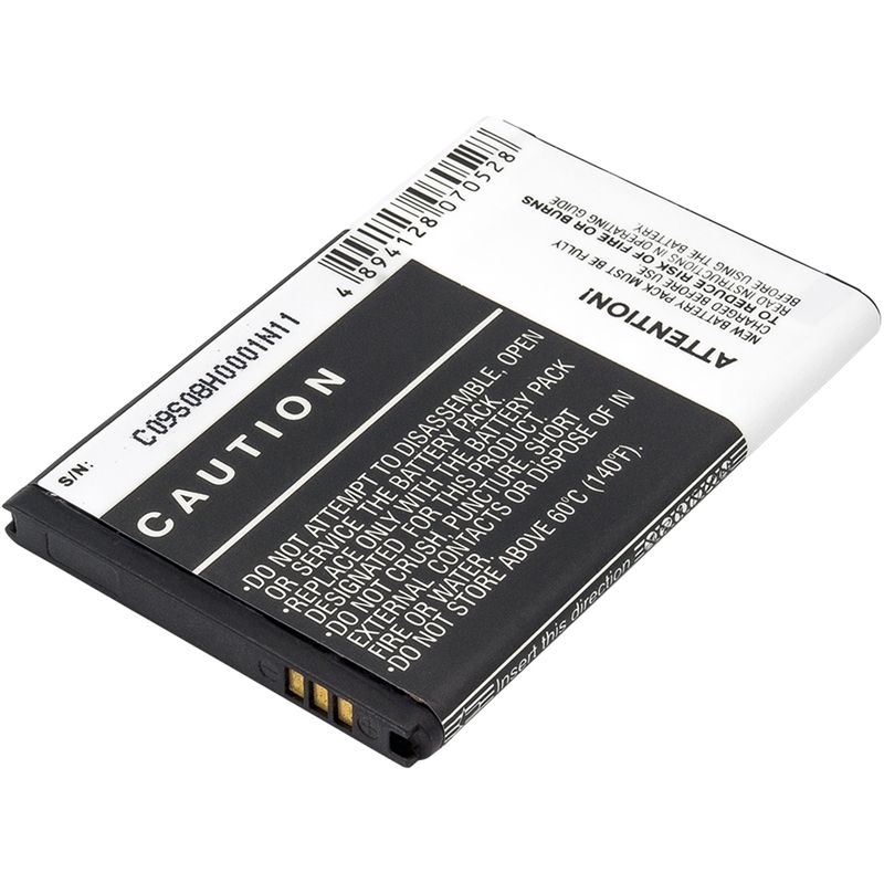 Li-ion Battery fits Samsung, 4g lte mobile hotspot, droid charge i510, droid charge sch-i510 3.7V, 1750mAh Mobile & SmartPhone Cameron Sino Technology Limited